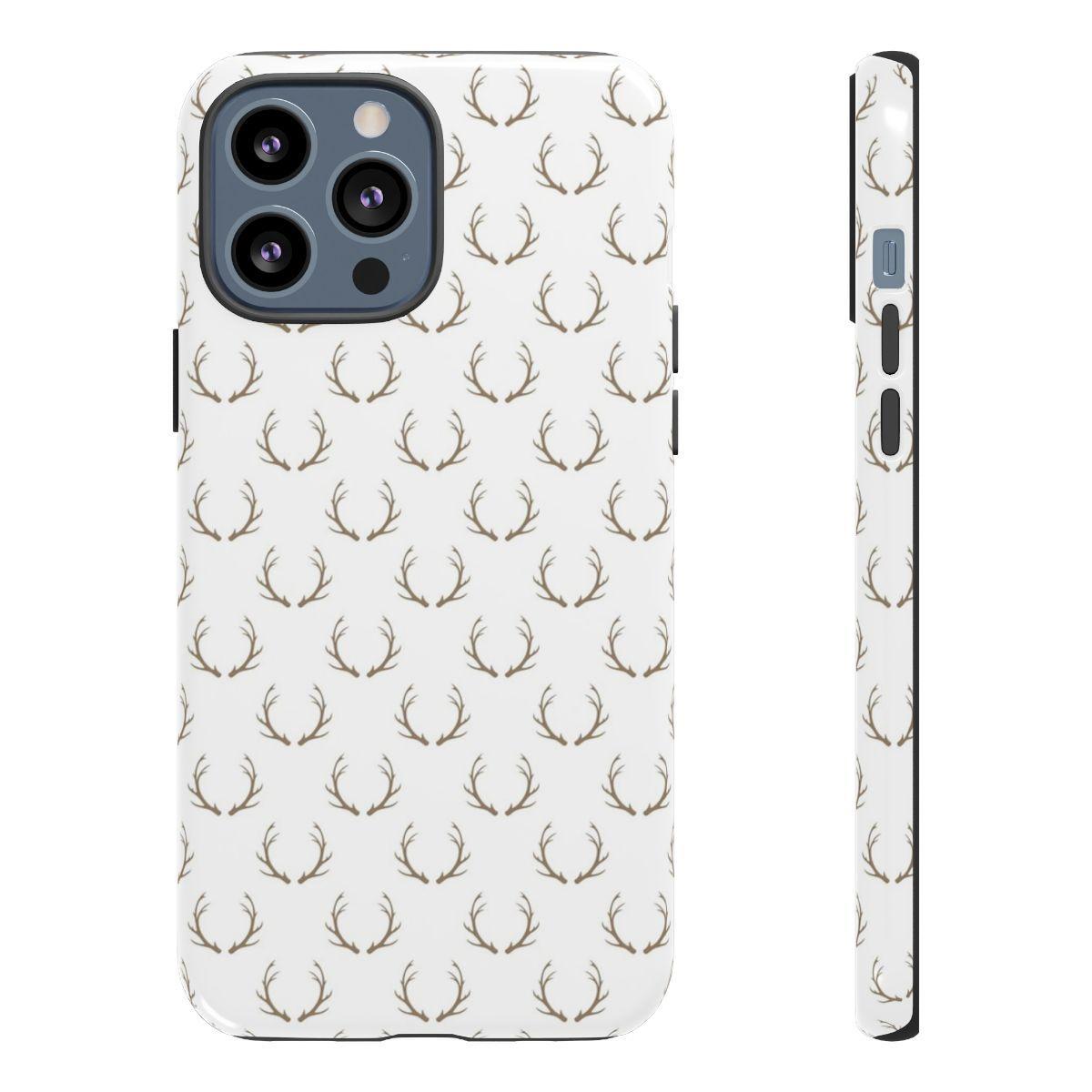 White Antlers Tough Case