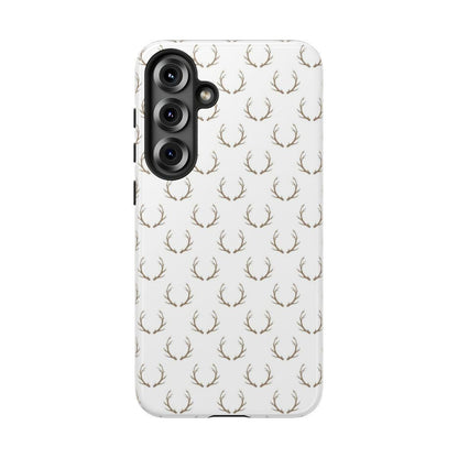 White Antlers Tough Case