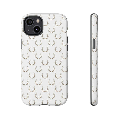 White Antlers Tough Case