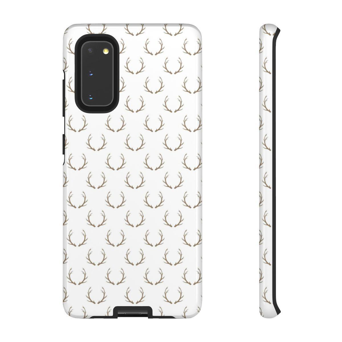 White Antlers Tough Case