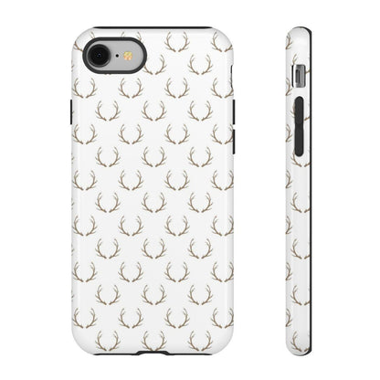 White Antlers Tough Case