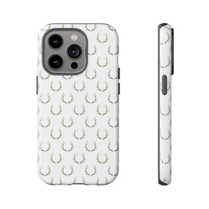 White Antlers Tough Case