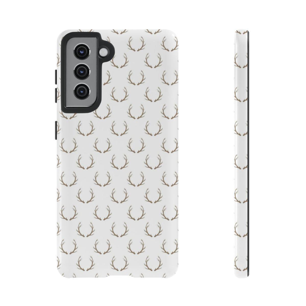 White Antlers Tough Case