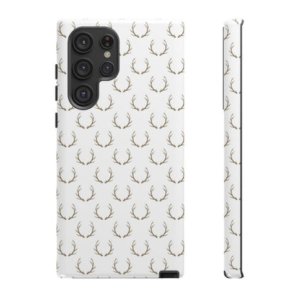 White Antlers Tough Case