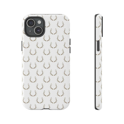 White Antlers Tough Case