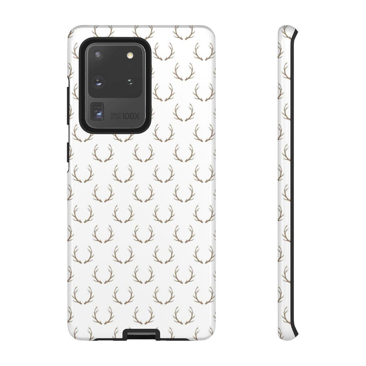 White Antlers Tough Case