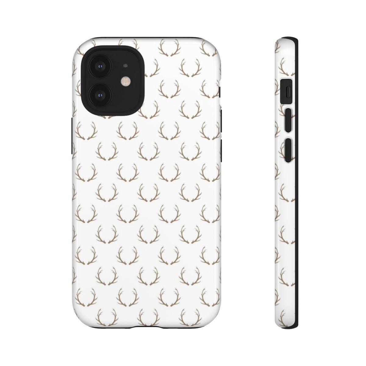 White Antlers Tough Case