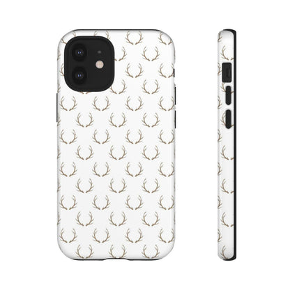 White Antlers Tough Case
