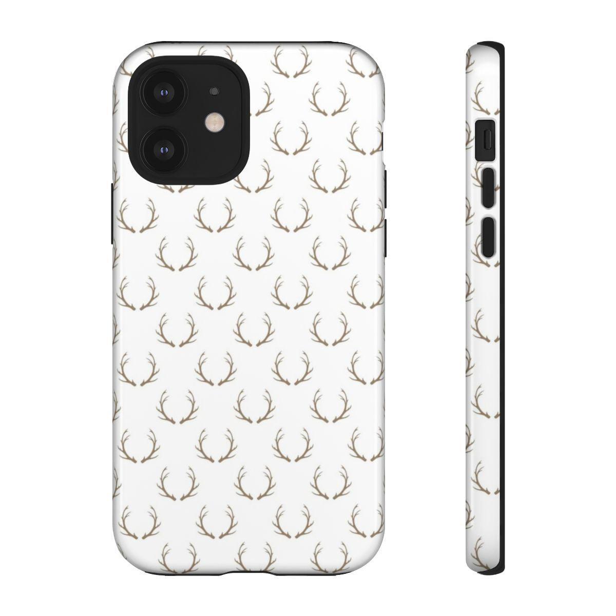 White Antlers Tough Case