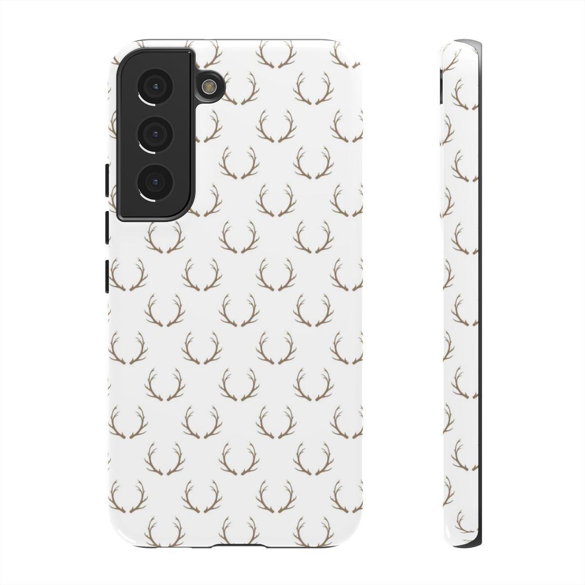 White Antlers Tough Case