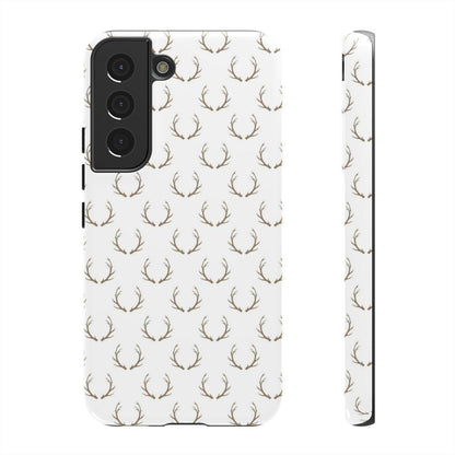 White Antlers Tough Case