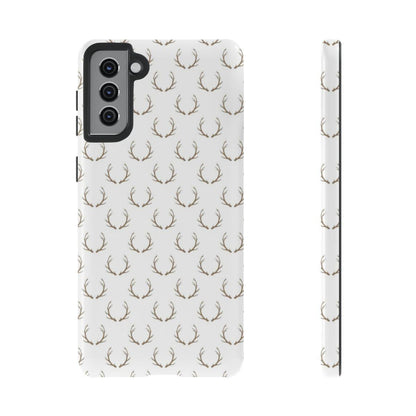 White Antlers Tough Case