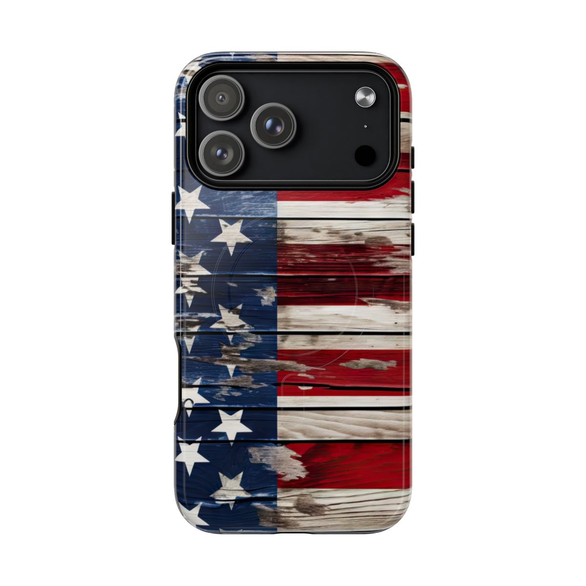 Wood Stars Stripes Magnetic Case - iPhone 18 Pro Max
