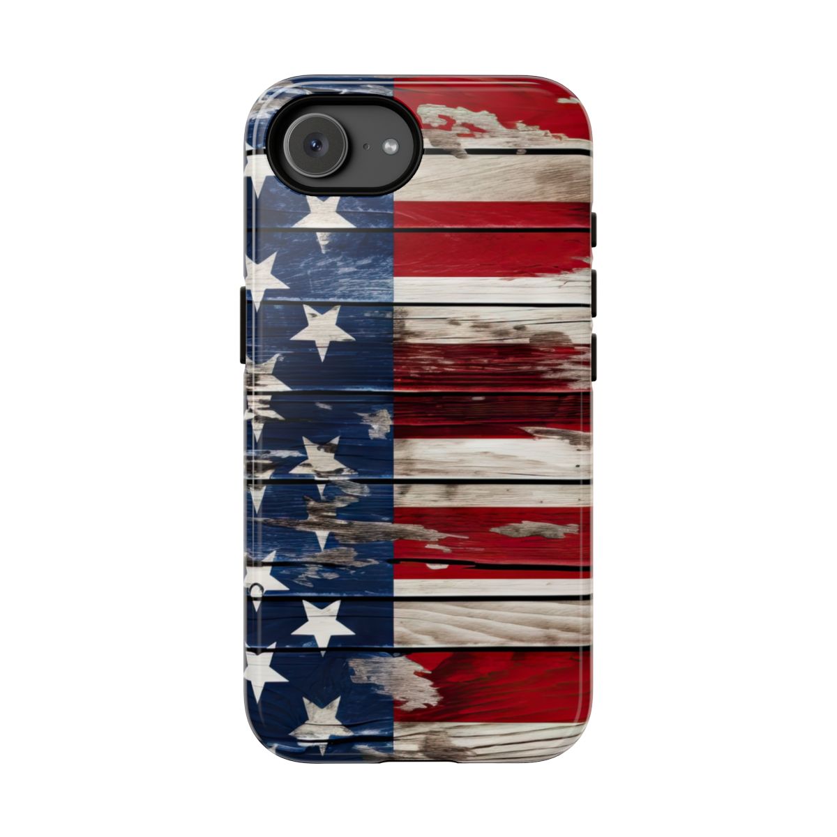 Wood Stars Stripes Tough Case - iPhone 16e