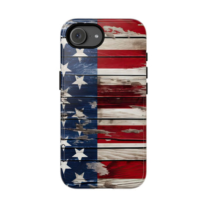 Wood Stars Stripes Tough Case - iPhone 16e