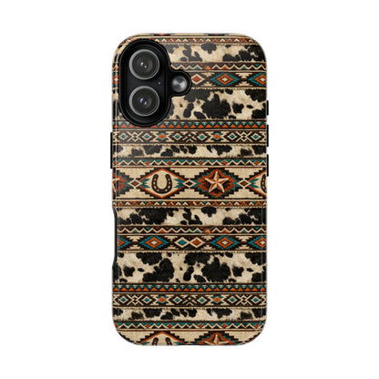 Woven Cowhide Magnetic Case