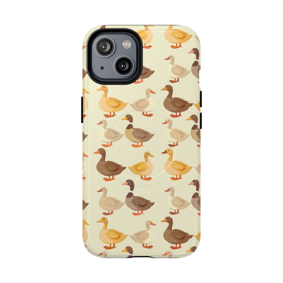 Yellow Brown Ducks Magnetic Case