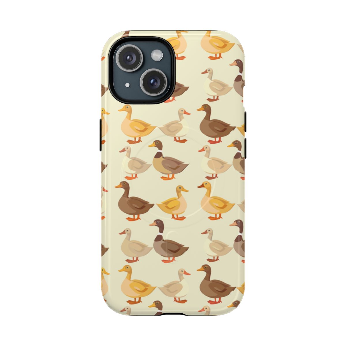 Yellow Brown Ducks Magnetic Case