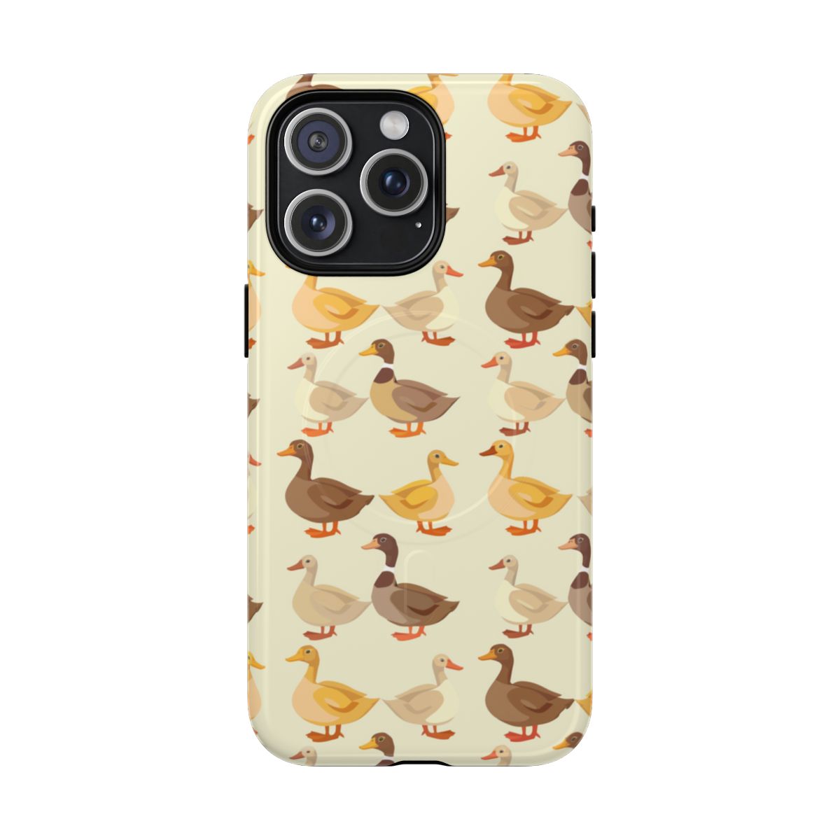 Yellow Brown Ducks Magnetic Case