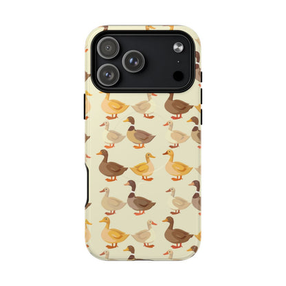 Yellow Brown Ducks Magnetic Case