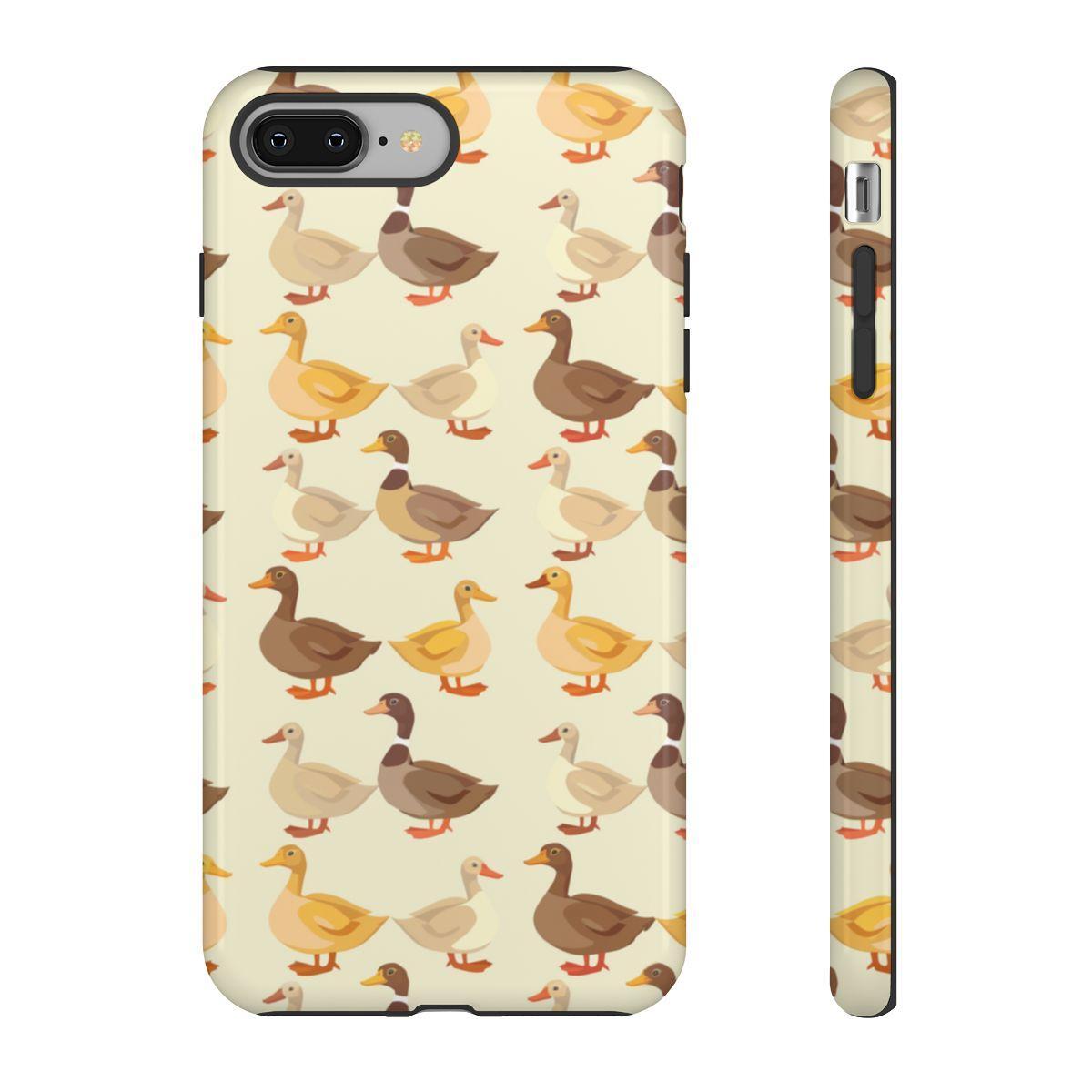 Yellow Brown Ducks Tough Case