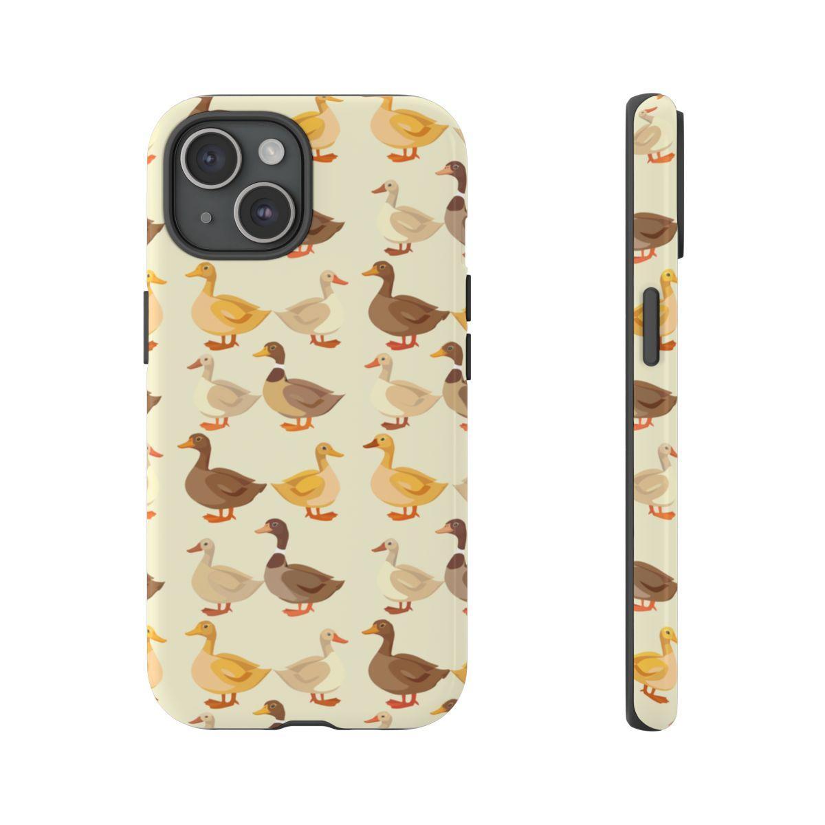 Yellow Brown Ducks Tough Case