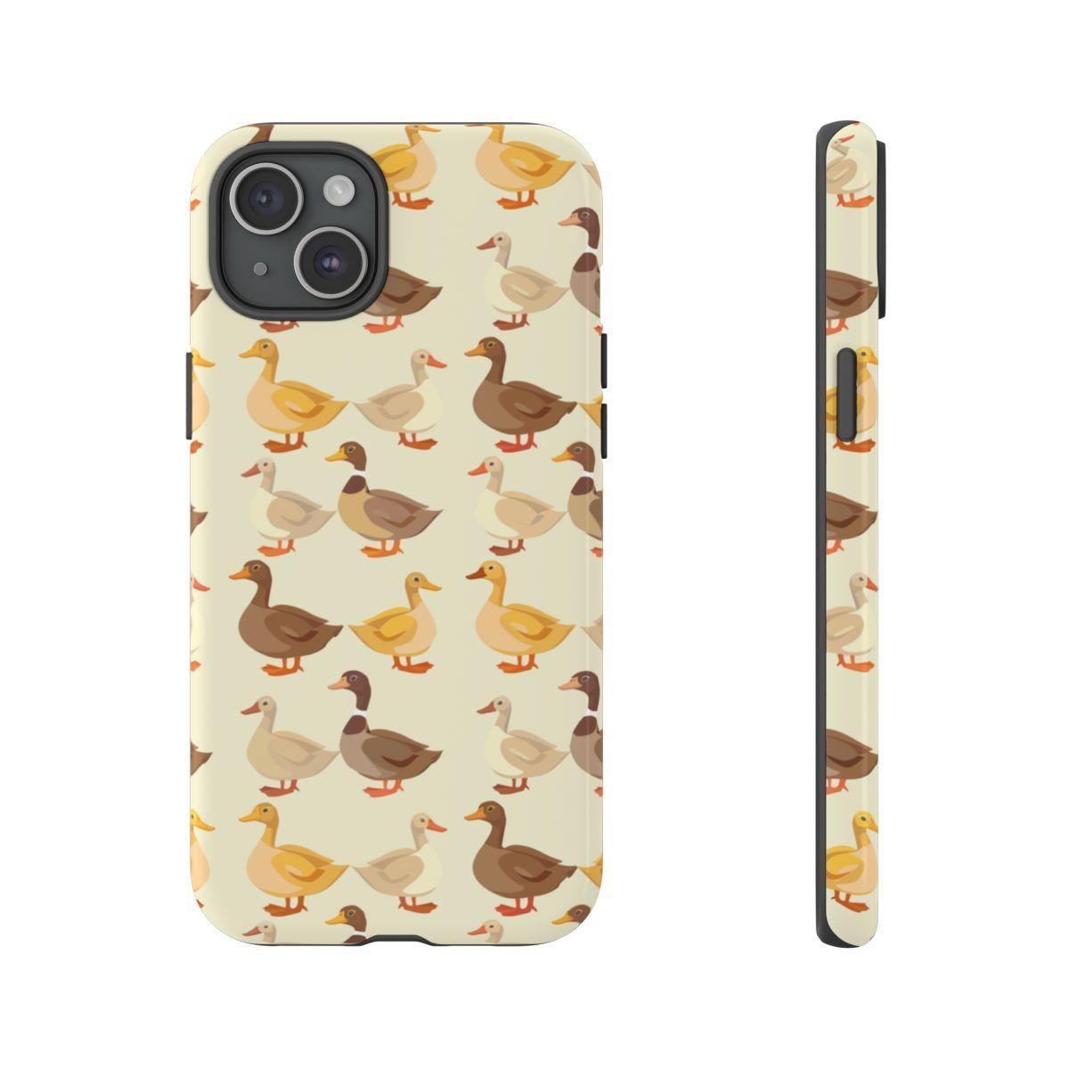 Yellow Brown Ducks Tough Case