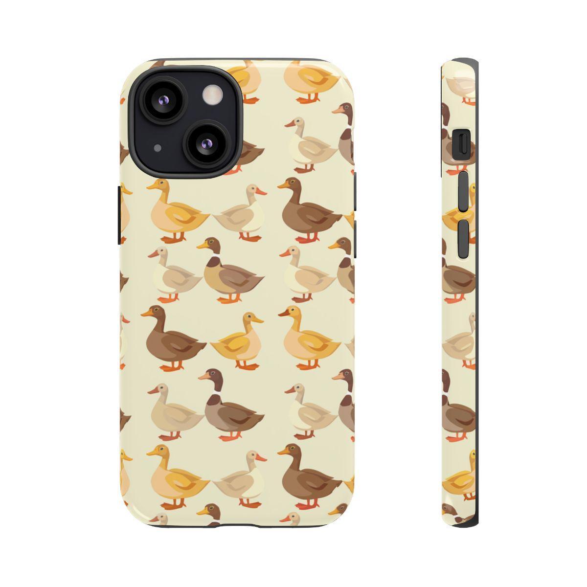 Yellow Brown Ducks Tough Case