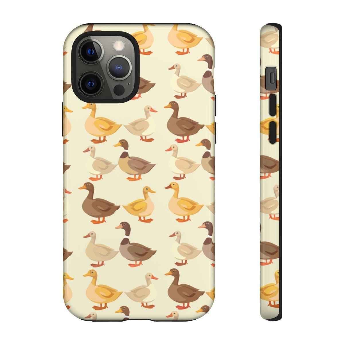 Yellow Brown Ducks Tough Case