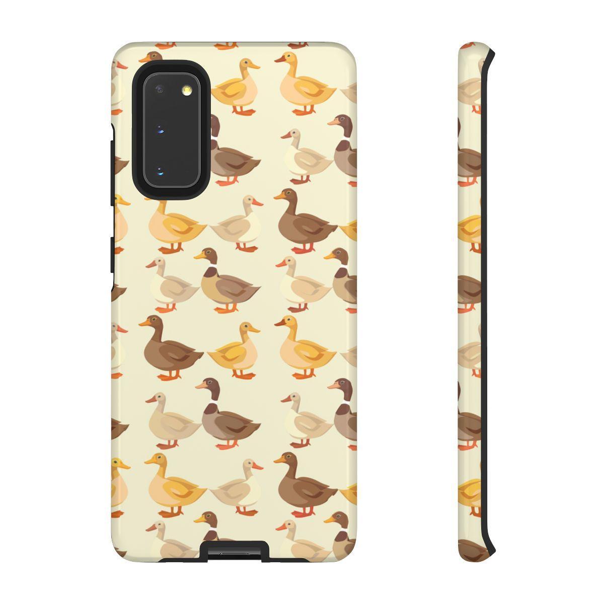 Yellow Brown Ducks Tough Case