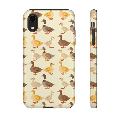 Yellow Brown Ducks Tough Case