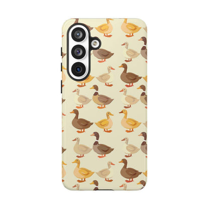 Yellow Brown Ducks Tough Case
