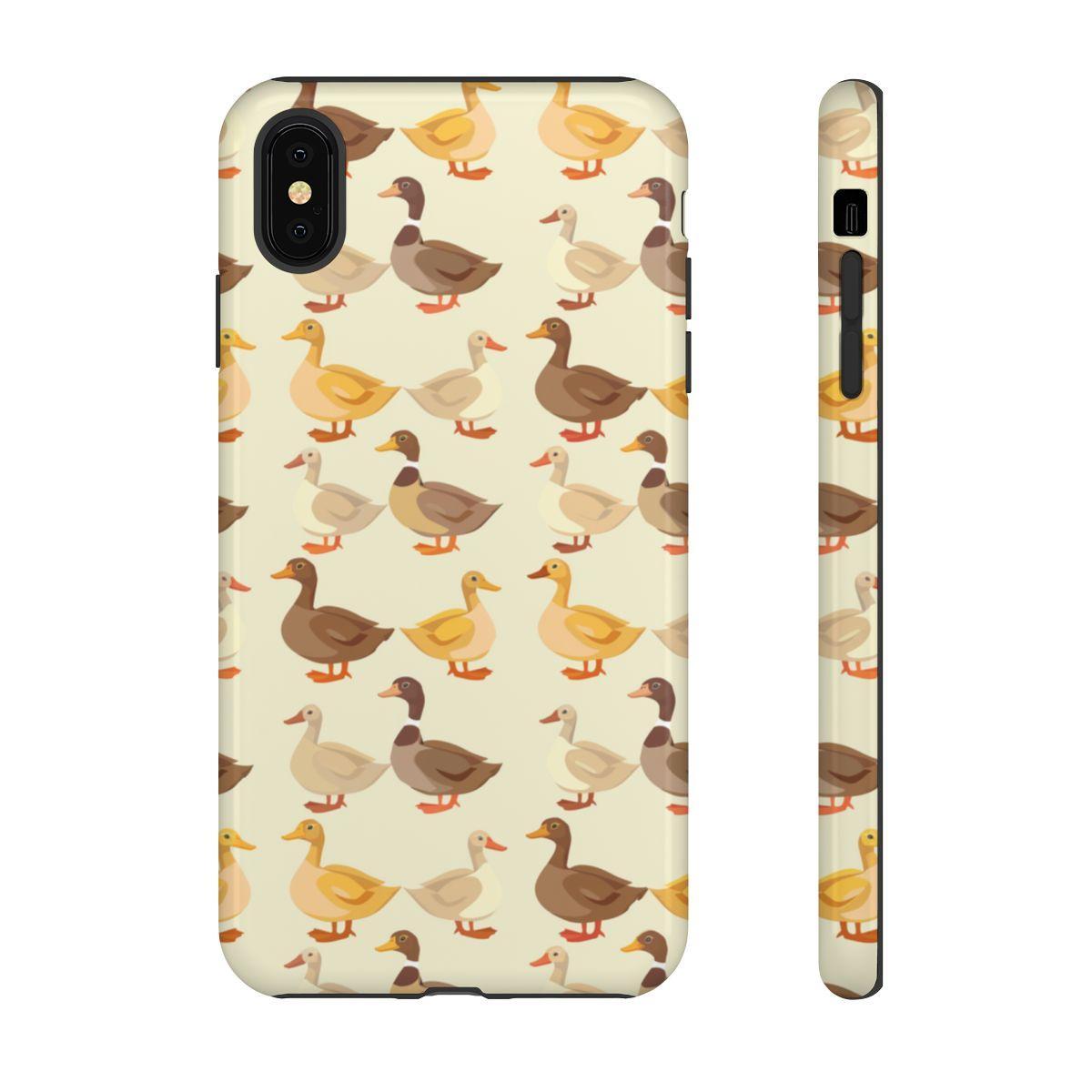 Yellow Brown Ducks Tough Case