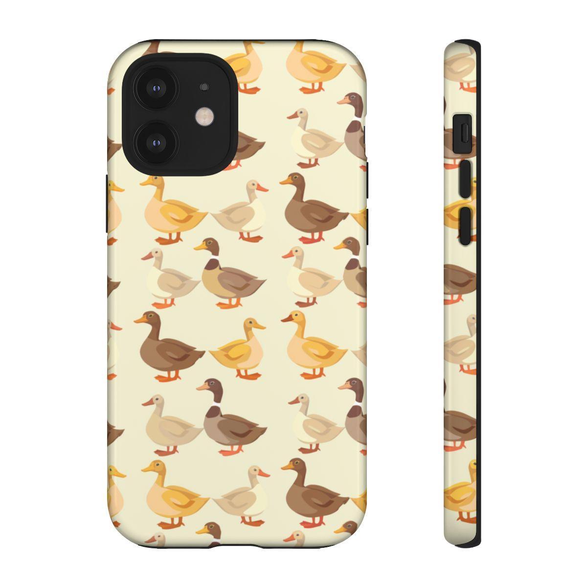 Yellow Brown Ducks Tough Case
