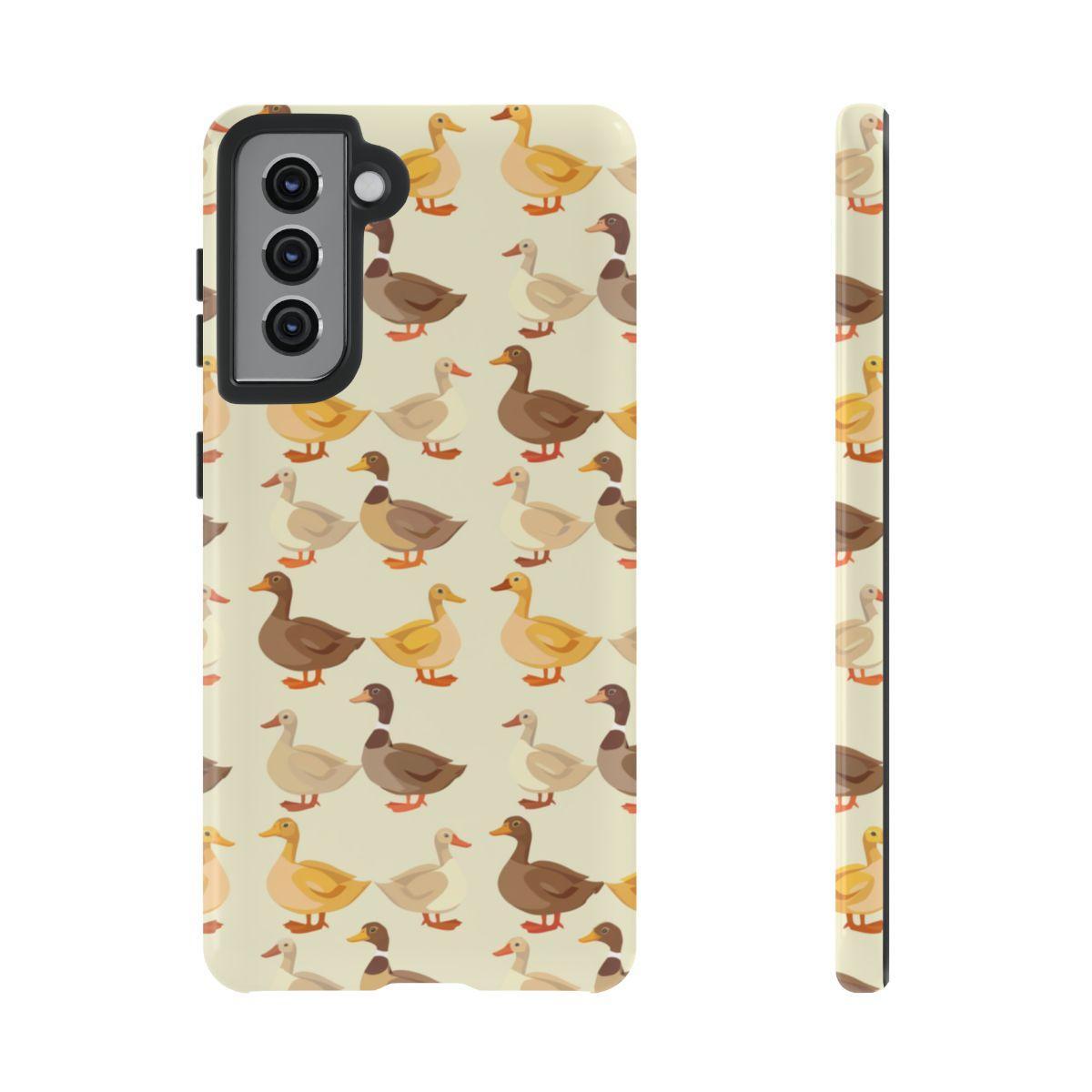 Yellow Brown Ducks Tough Case