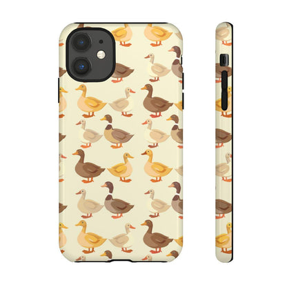 Yellow Brown Ducks Tough Case