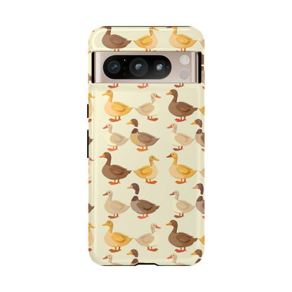 Yellow Brown Ducks Tough Case
