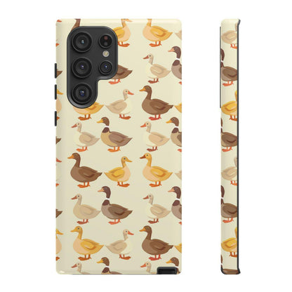 Yellow Brown Ducks Tough Case