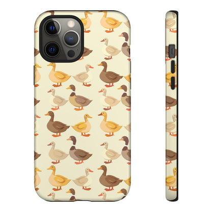 Yellow Brown Ducks Tough Case
