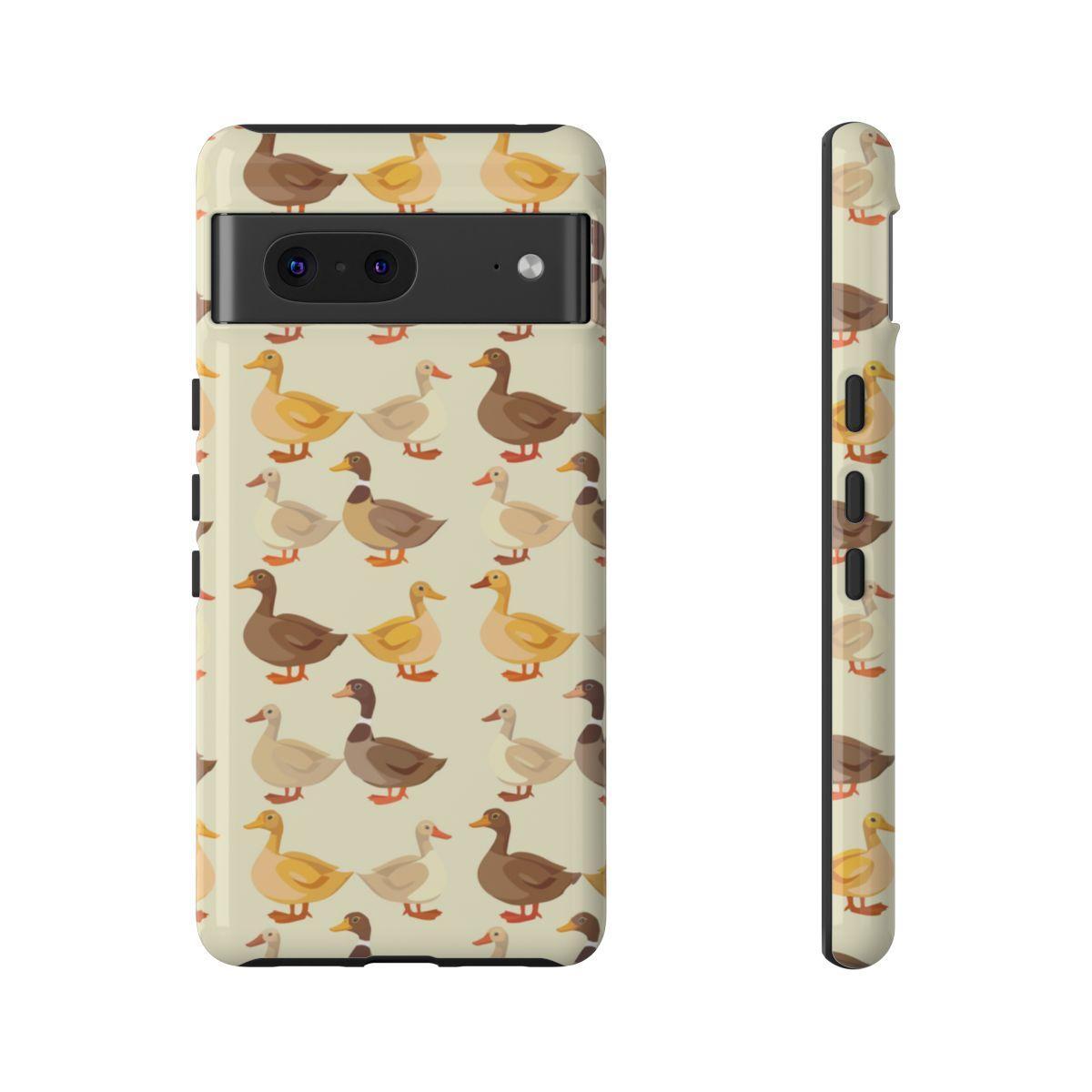 Yellow Brown Ducks Tough Case