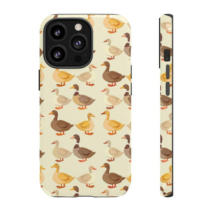 Yellow Brown Ducks Tough Case