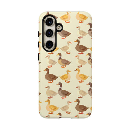 Yellow Brown Ducks Tough Case