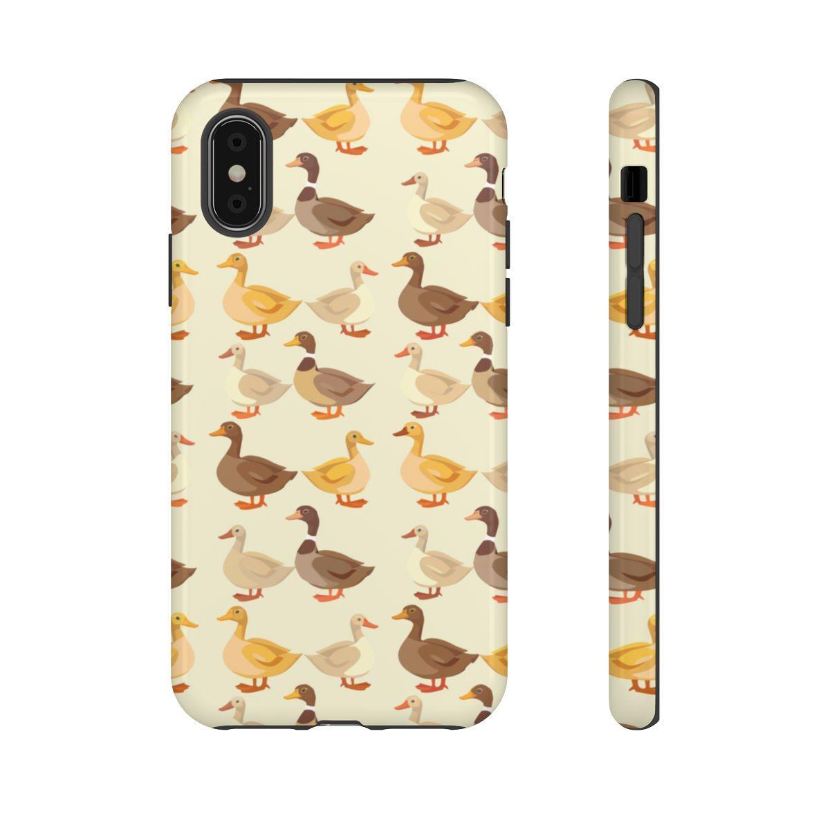 Yellow Brown Ducks Tough Case