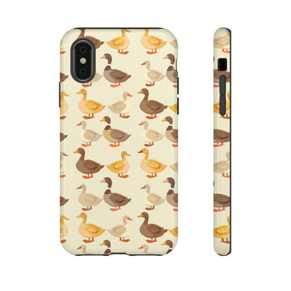 Yellow Brown Ducks Tough Case