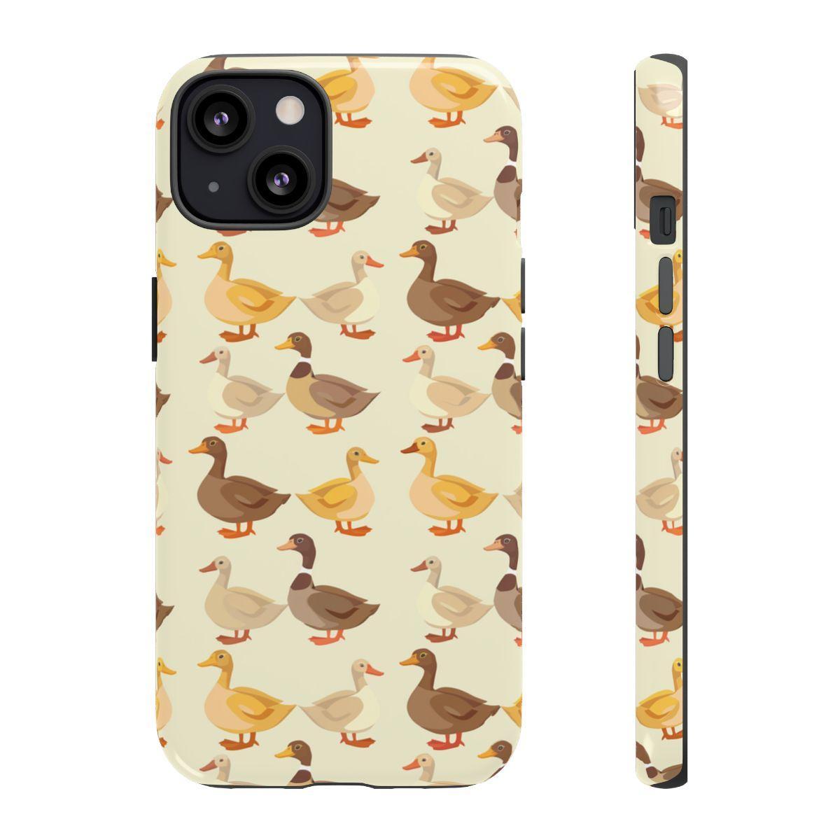 Yellow Brown Ducks Tough Case