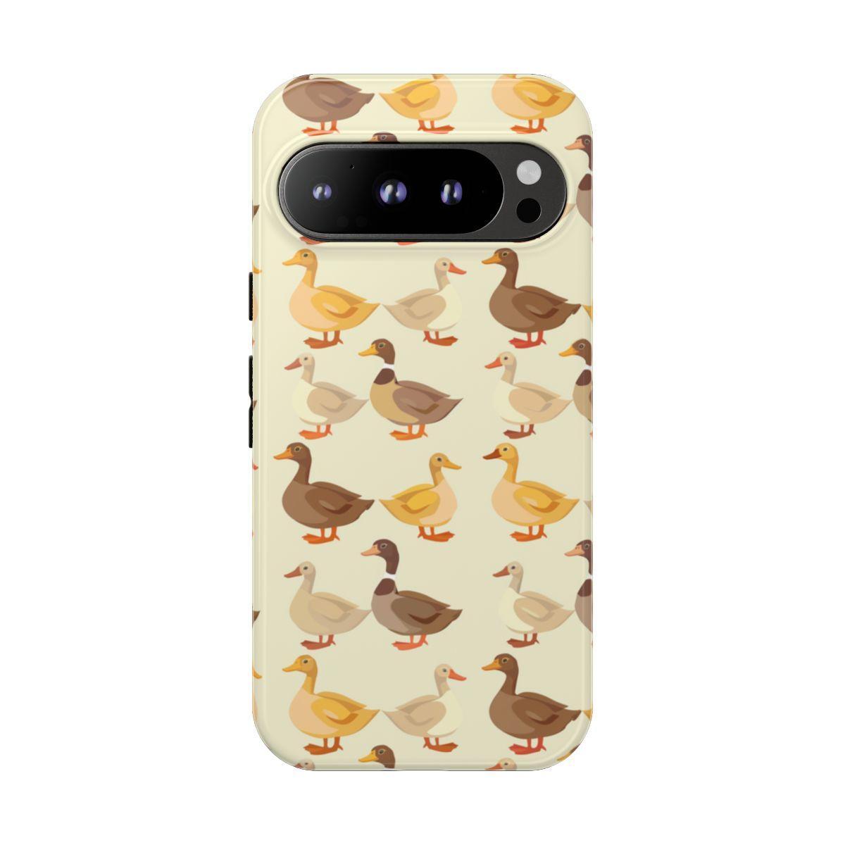 Yellow Brown Ducks Tough Case