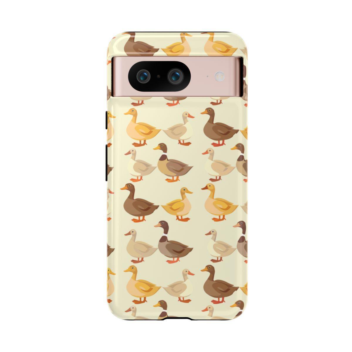 Yellow Brown Ducks Tough Case