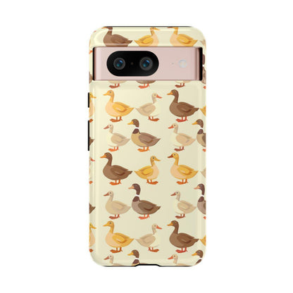 Yellow Brown Ducks Tough Case