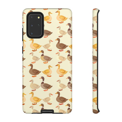 Yellow Brown Ducks Tough Case