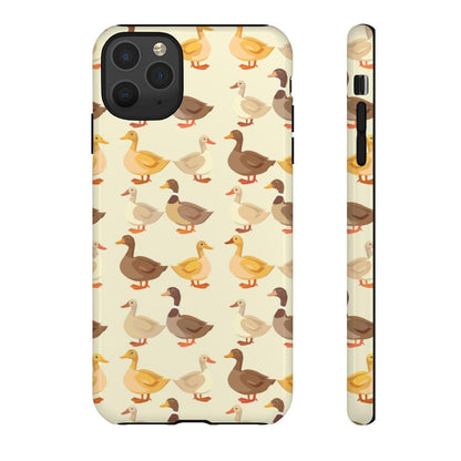 Yellow Brown Ducks Tough Case